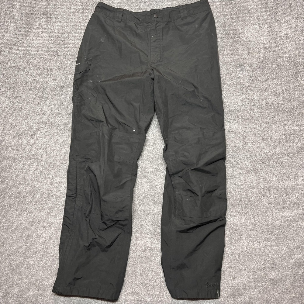 Bass Pro Shops Guidewear Rain Pants Mens Large Black GORE-TEX Waterproof *Flaw